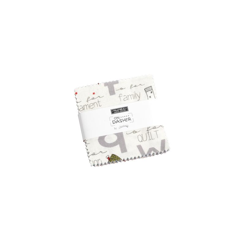 On Dasher Mini Charm Pack | Sweetwater | Moda Fabrics | 55660MC | Sold As A Bundle