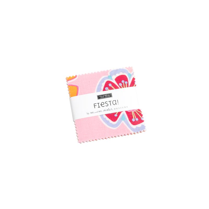 Fiesta Mini Charm Pack | Me and My Sister Designs | Moda Fabrics | 22470MC | Sold As A Bundle