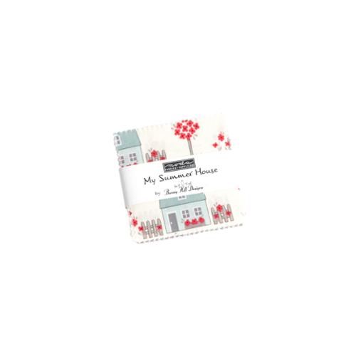 My Summer House Mini Charm Pack | Bunny Hill Designs | Moda Fabrics | 3040MC | Sold As A Bundle