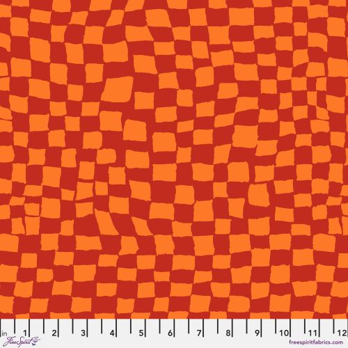 Kaffe Fassett Collective August 2024 Gameboard Red | Brandon Mably | Free Spirit Fabrics | PWBM095.RED | Sold in 1/2 Yd