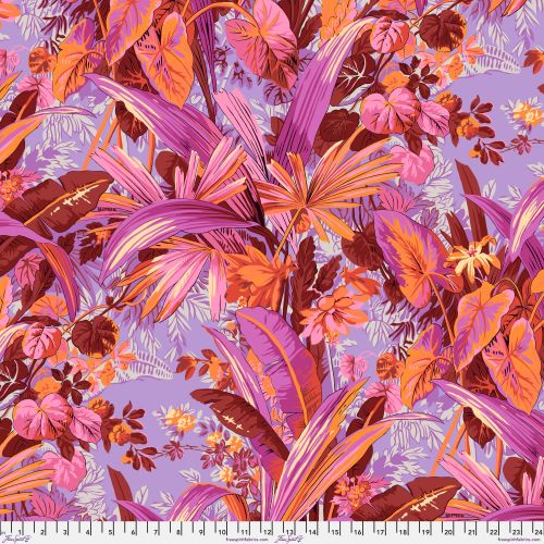 Kaffe Fassett Collective August 2024 Jungle Red | Brandon Mably | Free Spirit Fabrics | PWPJ126.RED | Sold in 1/2 Yd