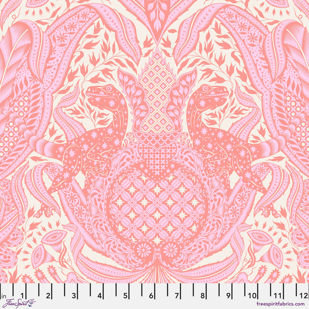 Roar! Gift Rapt Blush | Tula Pink | Free Spirit Fabrics | PWTP224.BLUSH | Sold in 1/2 Yds