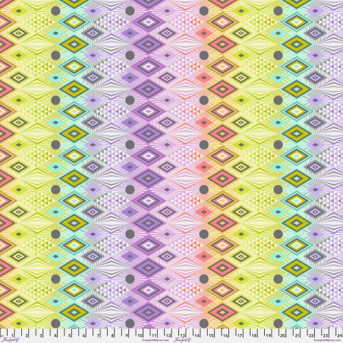 Tabby Road Deja Vu Disco Lucy Prism | Tula Pink | Free Spirit Fabrics | PWTP232.PRISM | Sold in 1/2 Yds