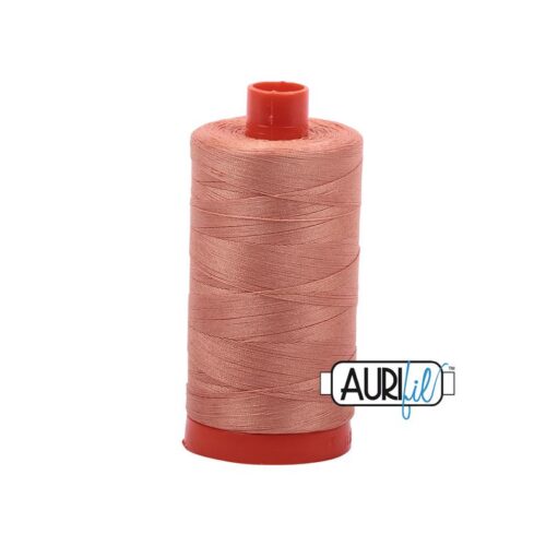 Peach | Aurifil Cotton Mako Thread | 50wt 1300m MK50-2215