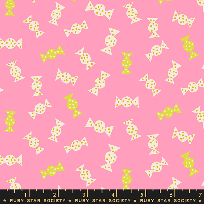 Sugar Cone Candy Flamingo | Kimberly Kight | Moda Fabrics | RS3065 12 | Sold in 1/2 Yd