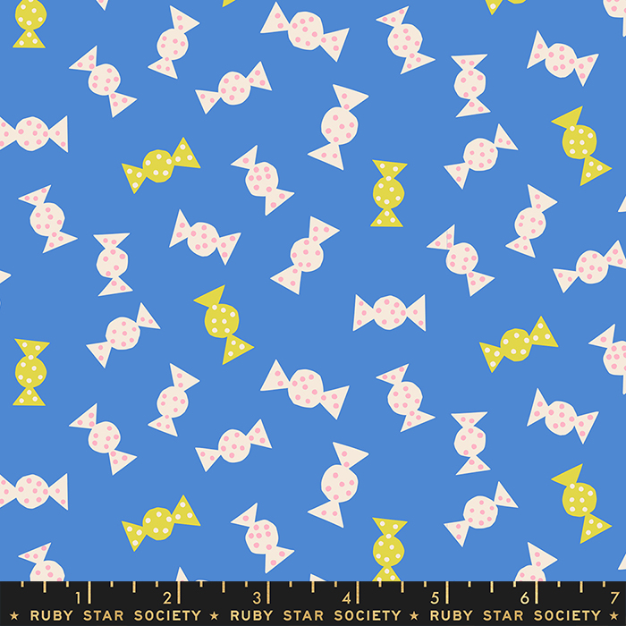 Sugar Cone Candy Royal Blue | Kimberly Kight | Moda Fabrics | RS3065 14 | Sold in 1/2 Yd