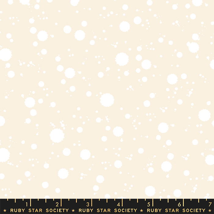 Achroma Drips White on White | Ruby Star Society | Moda Fabrics | RS5092 11 | Sold in 1/2 Yd