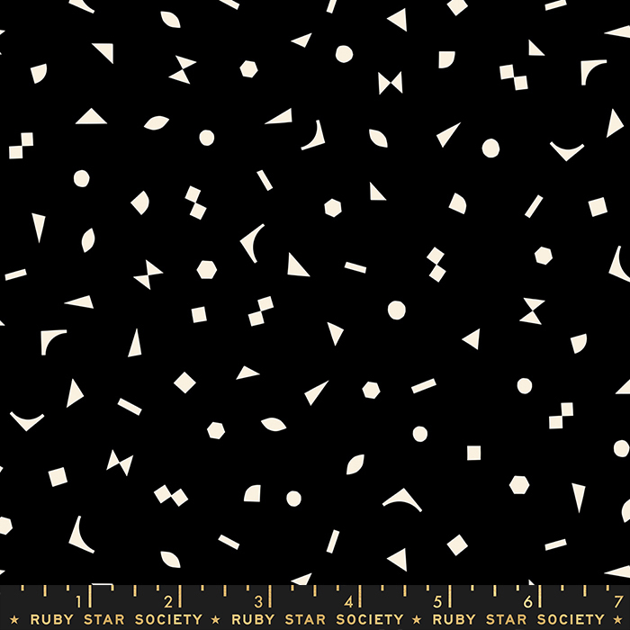 Achroma Quiltfetti Black | Ruby Star Society | Moda Fabrics | RS5097 14 | Sold in 1/2 Yd