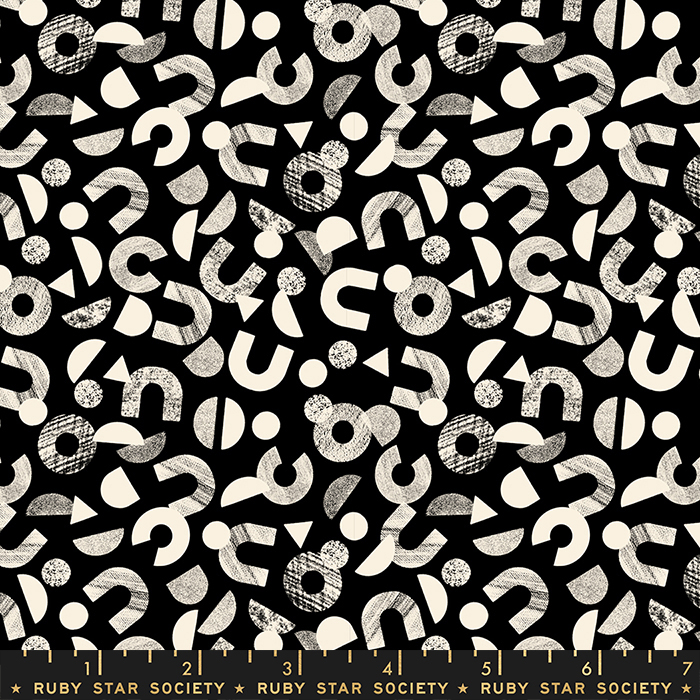 Achroma Formation Black | Ruby Star Society | Moda Fabrics | RS5100 14 | Sold in 1/2 Yd