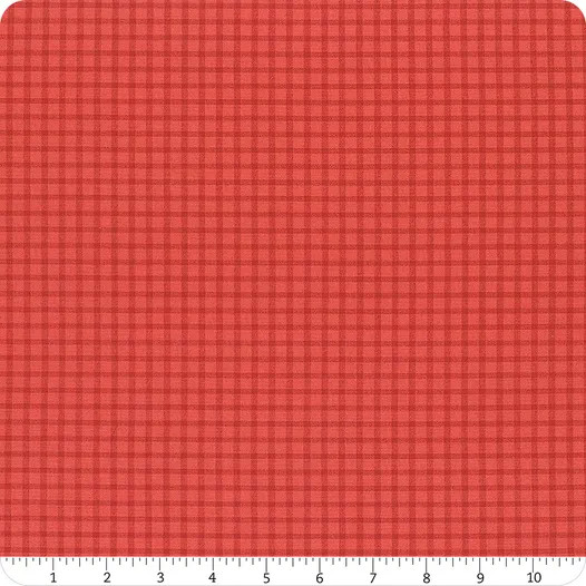 Roselyn Cranberry Gingham | Minick & Simpson | Moda Fabrics | 14918 14 | Sold in 1/2 Yds