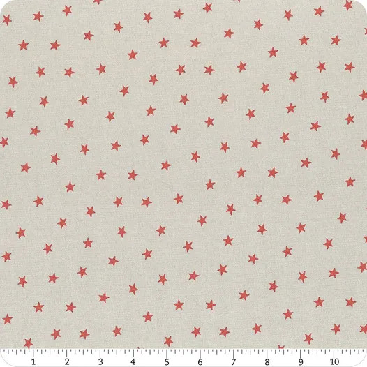 Roselyn Taupe Scattered Star | Minick & Simpson | Moda Fabrics | 14914 17 | Sold in 1/2 Yds