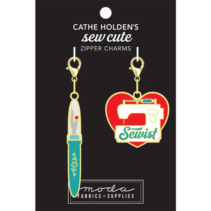 Seam Ripper Zipper Pulls 2 ct | Cathe Holden | Moda Fabrics | CH108