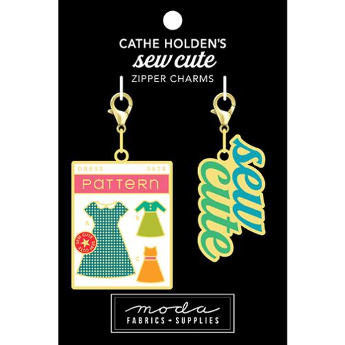 Sew Cute Zipper Pulls 2 ct | Cathe Holden | Moda Fabrics | CH110