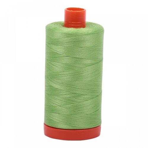 Shining Green | Aurifil Cotton Mako Thread | 50wt 1300m MK50-5017