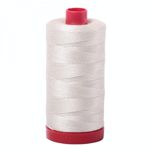 Silver White | Aurifil Cotton Mako Thread | 50wt 1300m MK50-2309