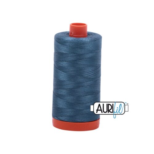 Smoke Blue | Aurifil Cotton Mako Thread | 50wt 1300m MK50-4644