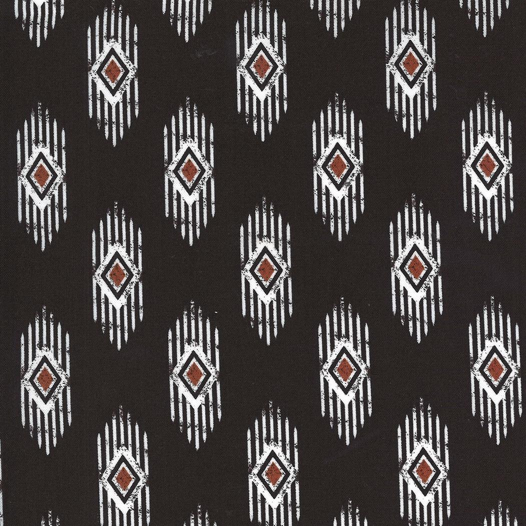 Smoke & Rust Soot Legend | Lella Boutique | Moda Fabrics | 5132 15 | Sold in 1/2 Yds