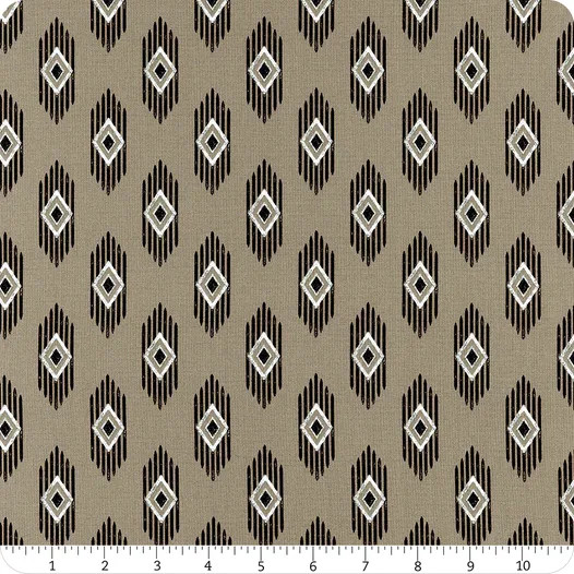 Smoke & Rust Stone Legend | Lella Boutique | Moda Fabrics | 5132 14 | Sold in 1/2 Yds