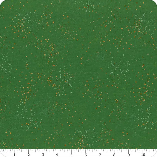 Speckled Metallic Emerald Green | Rashida Coleman-Hale | Ruby Star Society | RS5027 74M | Sold in 1/2 Yds