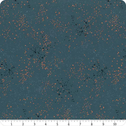 Speckled Metallic Teal | Rashida Coleman-Hale | Ruby Star Society | RS5027 53M | Sold in 1/2 Yds