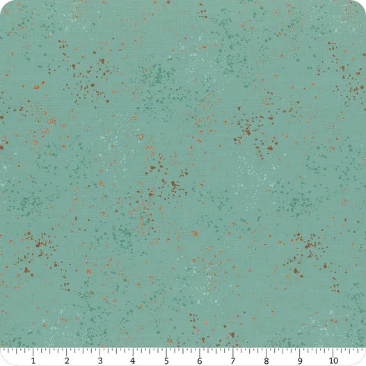 Speckled Metallic Turquoise | Rashida Coleman-Hale | Ruby Star Society | RS5027 72M | Sold in 1/2 Yds