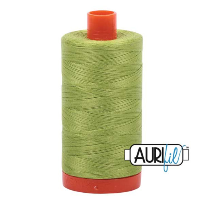 Spring Green | Aurifil Cotton Mako Thread | 50wt 1300m MK50-1231