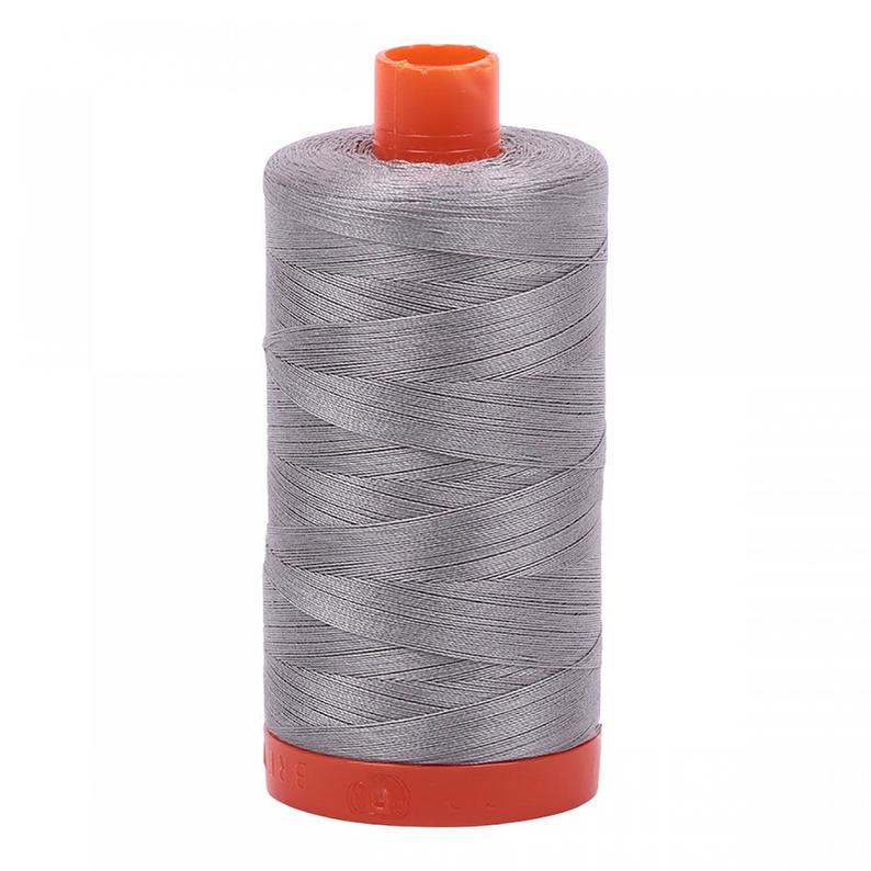 Stainless Steel | Aurifil Cotton Mako Thread | 50wt 1300m MK50-2620