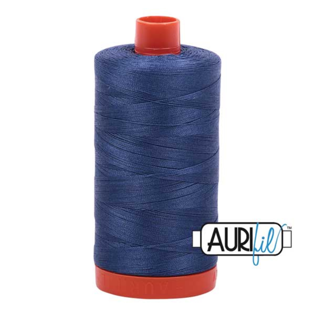 Steel Blue | Aurifil Cotton Mako Thread | 50wt 1300m MK50-2775