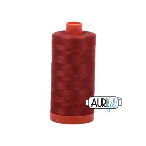 Terracotta | Aurifil Cotton Mako Thread | 50wt 1300m MK50-2385