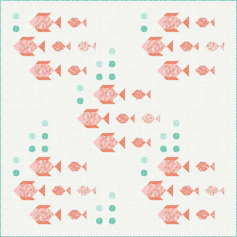 The Sea and Me Quilt Kit | Stacy Iest Hsu | Moda Fabrics | KIT20790