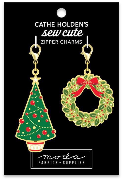 Christmas Zipper Pulls 2 Ct | Cathe Holden | Moda Fabrics | CH126