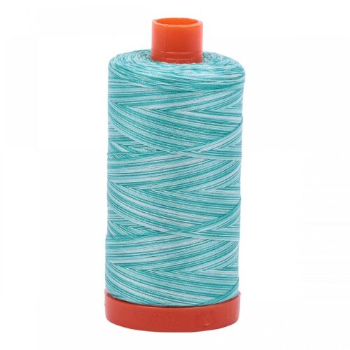 Turquoise Foam | Aurifil Cotton Mako Thread | 50wt 1300m MK50-4654