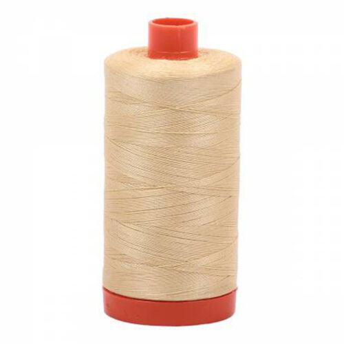 Wheat | Aurifil Cotton Mako Thread | 50wt 1300m MK50-2125