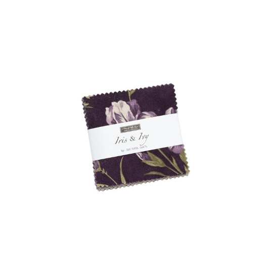 Iris & Ivy Mini Charm Pack | Jan Patek | Moda Fabrics | 2250MC | Sold As A Bundle