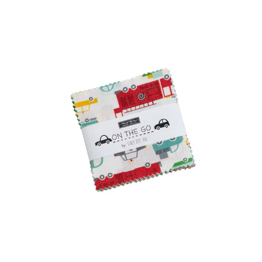 On The Go Mini Charm Pack | Stacy Iest Hsu | Moda Fabrics | 20720MC | Sold As A Bundle