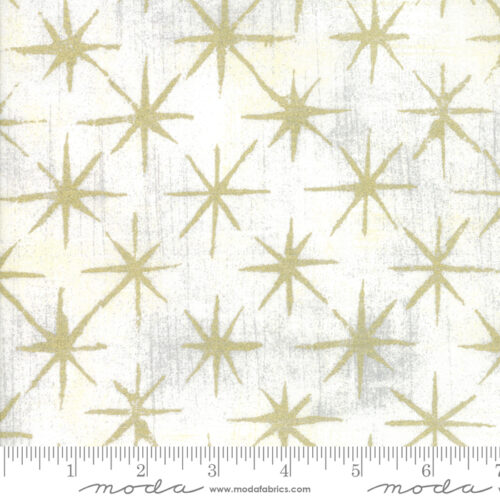 VANILLA Metallic Grunge Seeing Stars | BasicGrey | Moda Fabrics | 30148 11M | Sold in 1/2 Yds